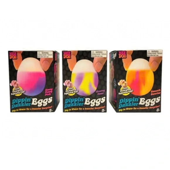 NeeDoh Dippin' Dazzler Eggs TikTok Viral!! Smooth Sunrise - Picture 7 of 7